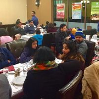 Bustling and pleasant interior at Chaat Bhavan in Dublin