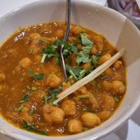 Chana Masala- Chickpea Curry- vegan at Chaat Bhavan in Dublin