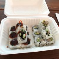 Bok bok and Avalon, CA rolls  at Sushi Love in Portland