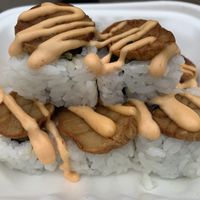 100% Plant based shellfish sushi  at Sushi Love in Portland