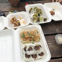 Sushi and app! at Sushi Love in Portland