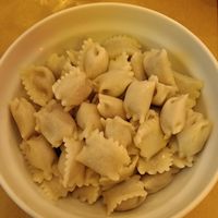 Ravioli with potatoes at PlinTO - Via Cernaia in Turin