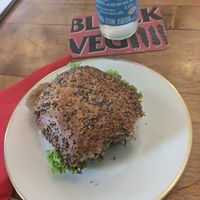 Schnitzelbrötchen at Black Veg in Bonn