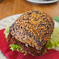 Schnizelbrötchen at Black Veg in Bonn