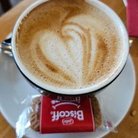 Cappuccino at Black Veg in Bonn