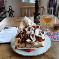 Vegan Döner with an IPA at Black Veg in Bonn
