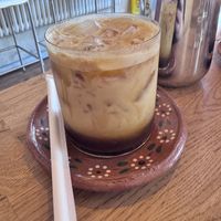 Miso brown sugar latte  at Sister in Dublin