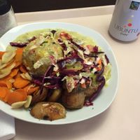 massive portion size! at Vega City in Budapest