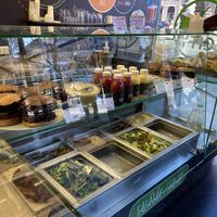 Salad bar at Vega City in Budapest