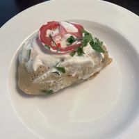 Stuffed pancake   at Vega City in Budapest