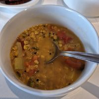 Dhak soup at Vega City in Budapest