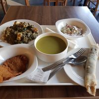 Lots of amazing food - Chocolate pancakes at Vega City in Budapest