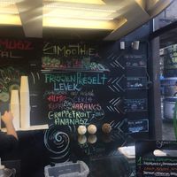 Smoothies on offer  at Vega City in Budapest