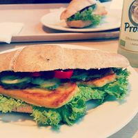 Nice sandwiches at Vega City in Budapest