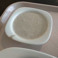 The sunflower seed and garlic sauce is delicious! at Vega City in Budapest