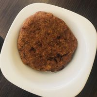 Wheat burger at Vega City in Budapest