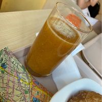 Fresh juice mixture! Yummy! And they had about 4 fruit mixes pre-made. at Vega City in Budapest