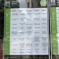 Daily menu at Vega City in Budapest