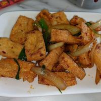 Salt & chilli tofu at Soya Express in Sheffield