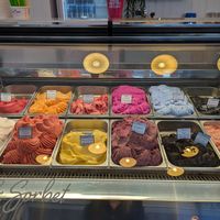Vegan flavors at Blue Cow Gelato Byron Bay in Byron Bay