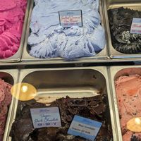 Vegan flavors at Blue Cow Gelato Byron Bay in Byron Bay