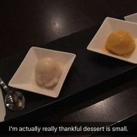 Dessert at Sarban in Den Bosch