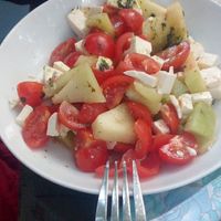 Salad at CUIB in Iasi