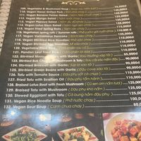 Menu as at 3rd May 2026 at Co Vietnamese Restaurant in Hanoi