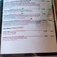 Vegan section at El Avion in Manuel Antonio