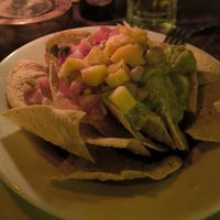 Nachos vegano at El Avion in Manuel Antonio