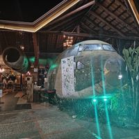 Restaurant - Outside front of Aeroplane at El Avion in Manuel Antonio