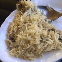 Mushroom rice at Indian Balti in Fuengirola