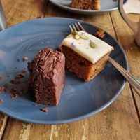 Fantastic choice of cakes! at Harbour House Coffee Shop in Porlock