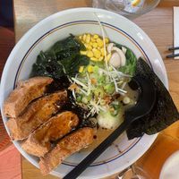Vegan Black Garlic Ramen  at Daidokoro Umaimon Tonkotsu Ramen TAKUMI PARALELO in Barcelona