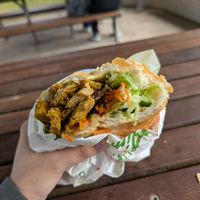 Vegan chicken Banh-Mi at Aimee's Banh Mi in Bondi Beach