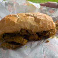 Vegan chicken Banh-Mi at Aimee's Banh Mi in Bondi Beach
