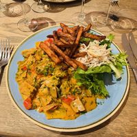 No chicken stroganoff  at Mykene in Leuven