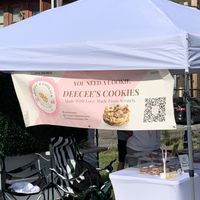 Deecee’s Cookies vendor  at STL Vegan Market in St Louis