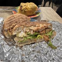 Seitan sandwich  at 'O Grin in Naples