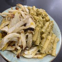 Pasta with pesto and fennel gratin  at 'O Grin in Naples