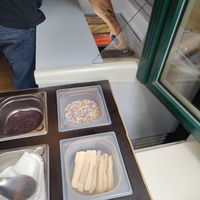 Für das Eis at Konfetti - Café und Bistro in Leipzig