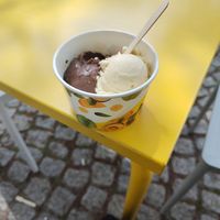 Salted peanut und chocolate at Konfetti - Café und Bistro in Leipzig