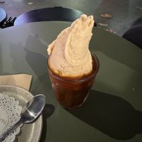 Almond and citrus gelato with coffee granita  at Mapo Darlinghurst in Darlinghurst