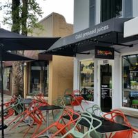 outside at Temple Kitchen in South Miami