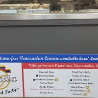 Menu at Arepita in Derby