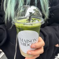 Matcha latte  at Maison Midori in Bonn