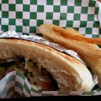 Sabich, no egg at Eggs and Plants in Seattle