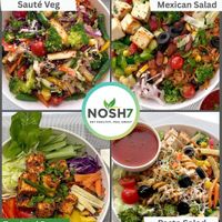 All these items are vegan, and you can specifically ask to use tofu instead of paneer. at Nosh7 Salad - Healthy Meal in Ahmedabad