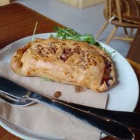 Cornish pasty at Motmot Coffee & Bar in Bristol