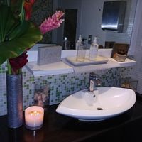 inside men's washroom at Marmalade in San Juan